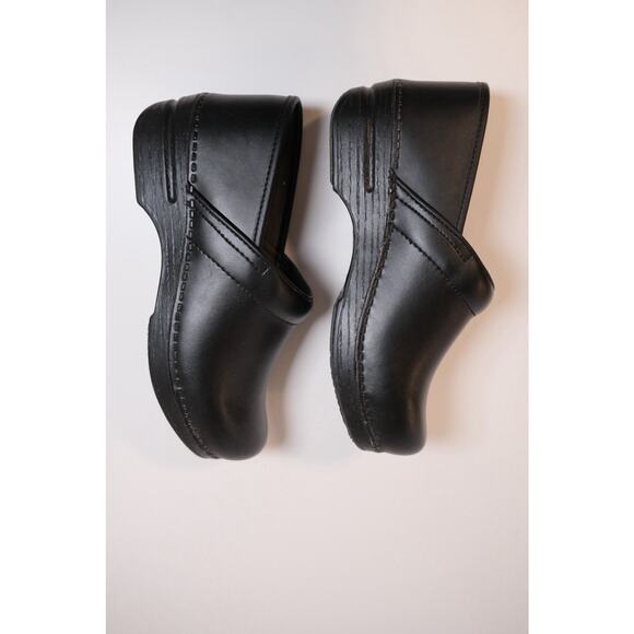 Dansko XP Shoes Womens 39 Black Professional Clogs Leather Work Comfort Low - Picture 4 of 14